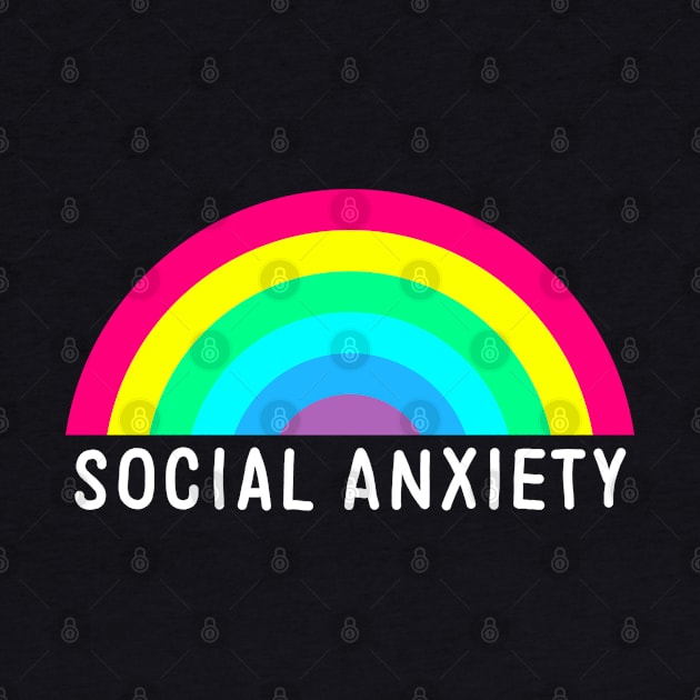 Social Anxiety Rainbow White by GAz